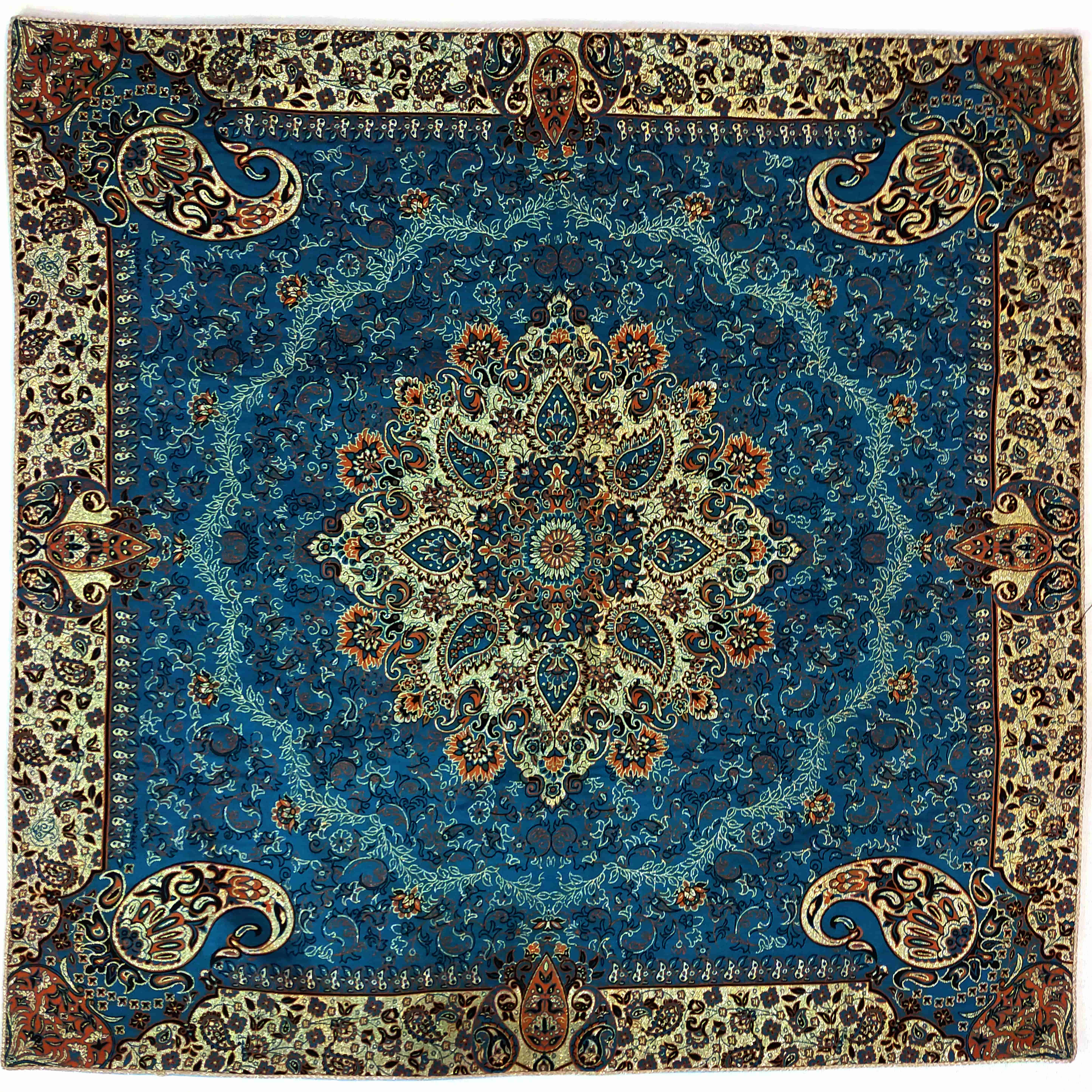 رومیزی مربع طرح اطلس