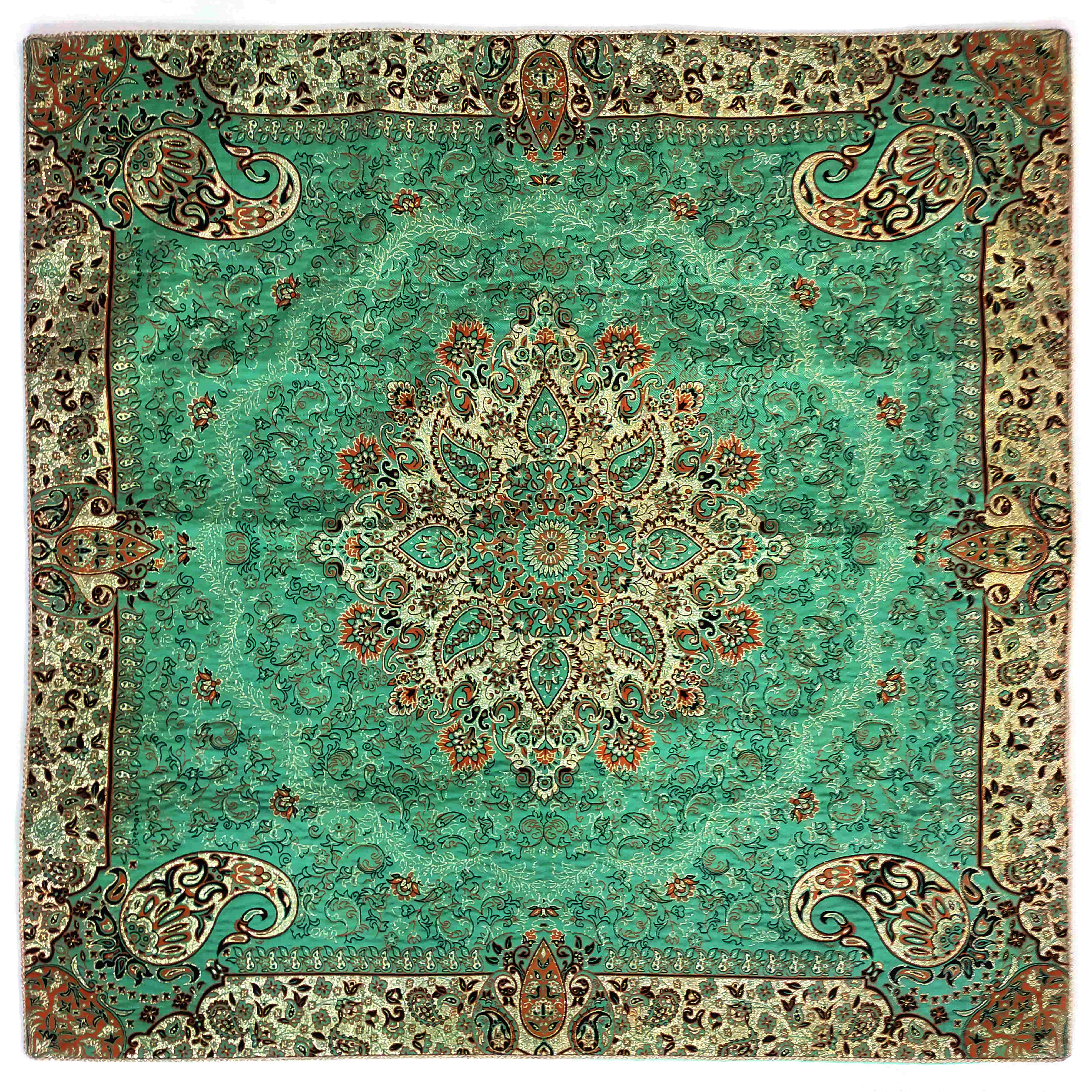 رومیزی مربع طرح اطلس